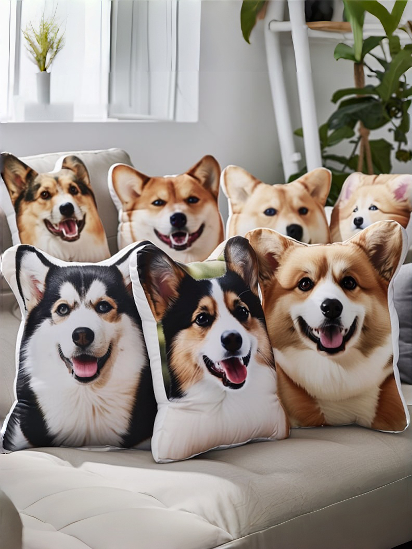 Personalized Pet-Shaped Pillow